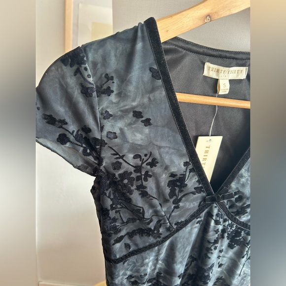 Thirty Thirty Velvet Fairy Green WhimsyGoth 90’s Y2K Grunge Dress Size S - Picture 4 of 9